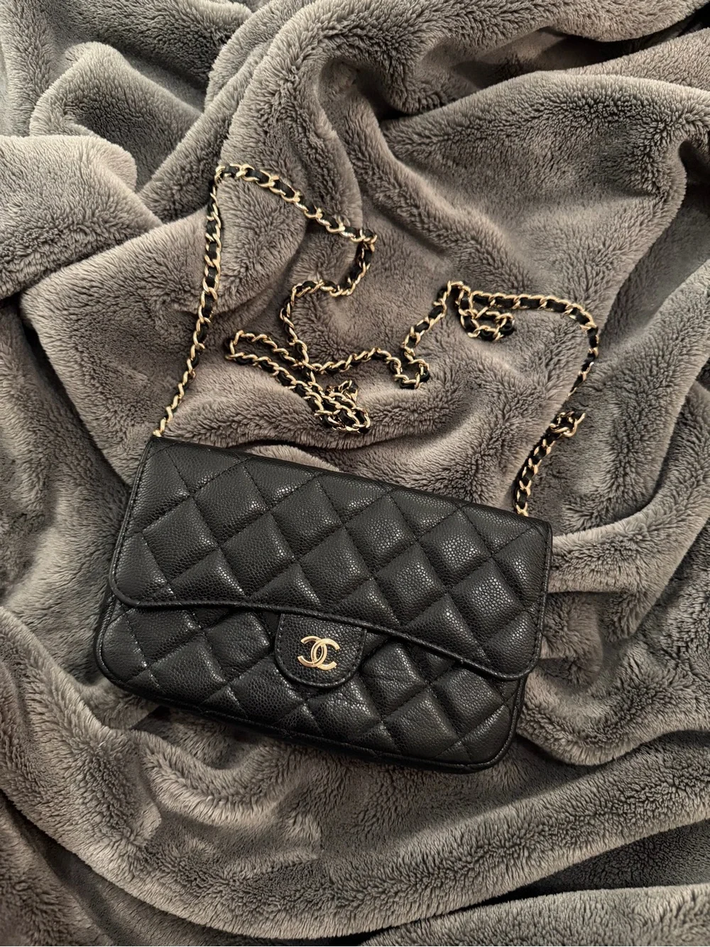 Chanel Classic Flap Phone Holder on Chain